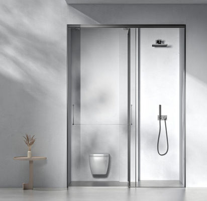 T Shape Shower Room ,Tempered Glass ,Aluminium ,Sliding Shower Screen