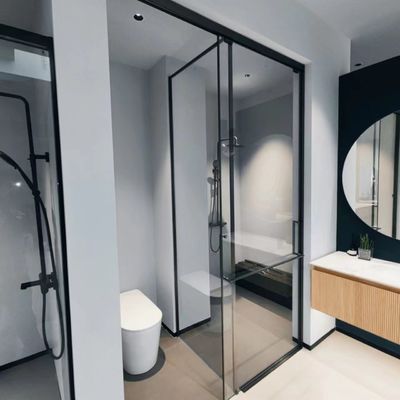 304 Stainless Steel, Sliding Door ,T Shape ,Shower Room ,Minimalist Design