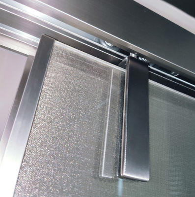 Stainless Steel, Bathroom Shower Room,Double Sliding Door, Slider Door,Matt Balck