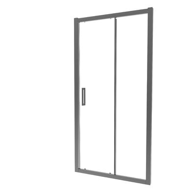 Stainless Steel, Gun Gray Brushed Color ,Screen Sliding Door,Bathroom Shower Room