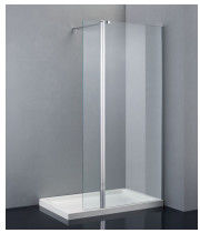 8mm Tempered Glass Seamless Single Sliding Glass Shower Doors OEM