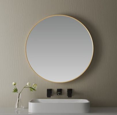 Aluminum Alloy Framed Smart LED Bathroom Mirror with Customizable Functions, Dimensions, and Styles