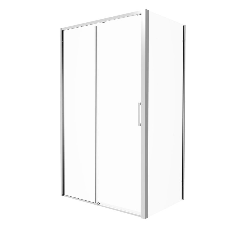 Aluminum,Bathroom Shower Room, Square Shape,sliding door with side panel