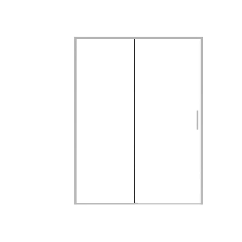 Stainless Steel, Bathroom Shower Room, Mirrorlight Color, Sliding Door